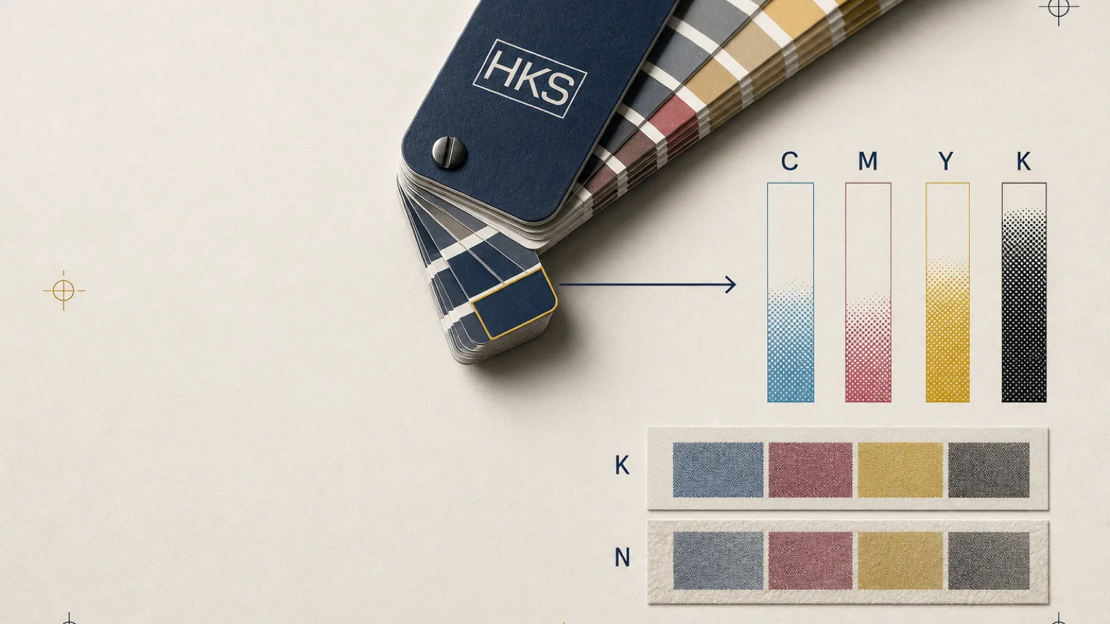 HKS-Farben im Druck