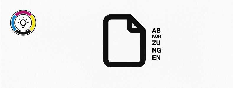 Papier Abkürzungen