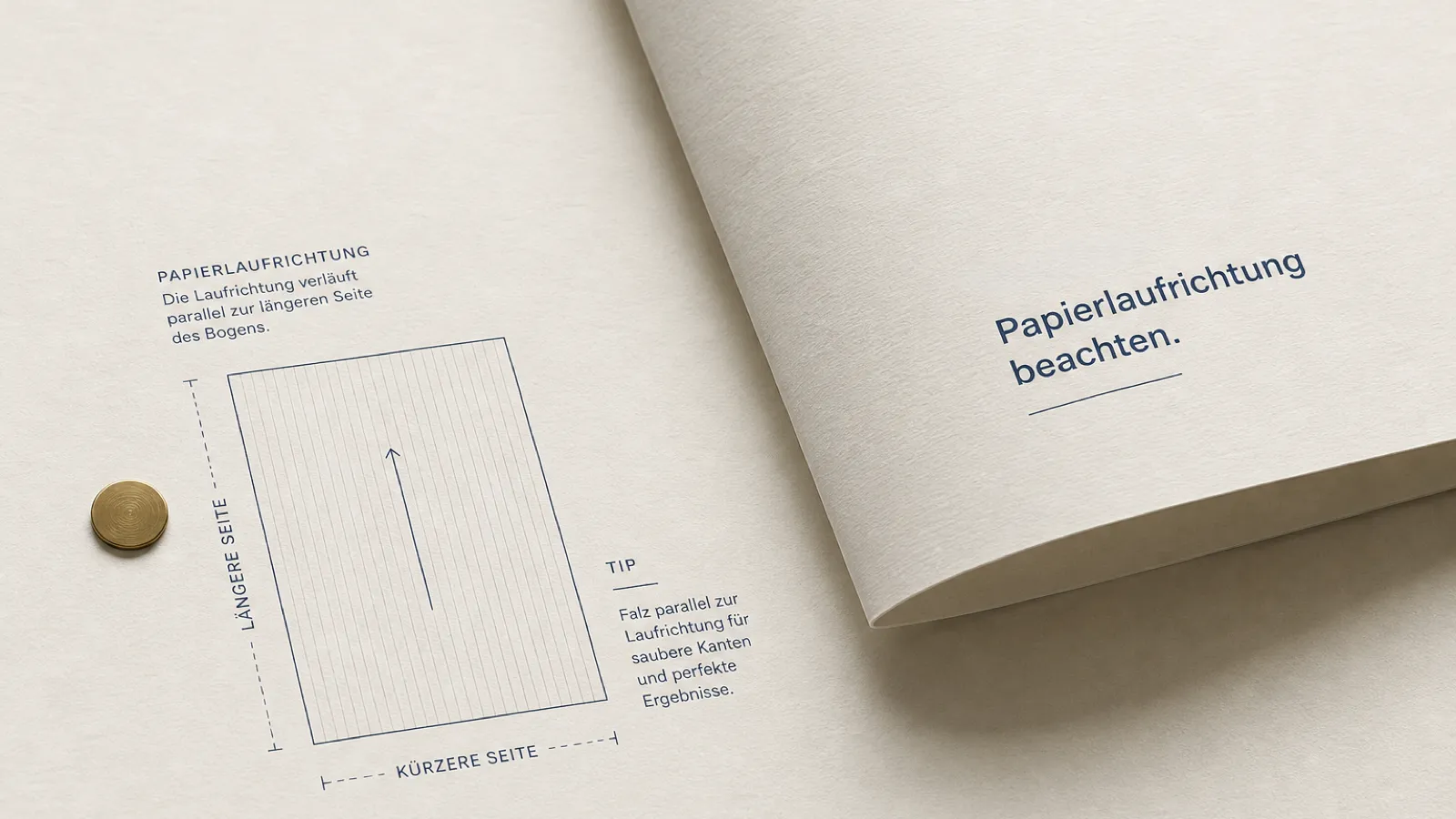 Papierlaufrichtung